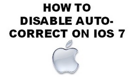 How To Disable Auto Correct On All Apple Devices | FAST EASY | HD