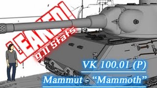 LEAKED! - 9.11 VK 100.01 (P) Mammut Stats || World of Tanks