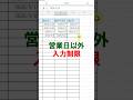 【Excel】休みの日付を入力させない対策!
