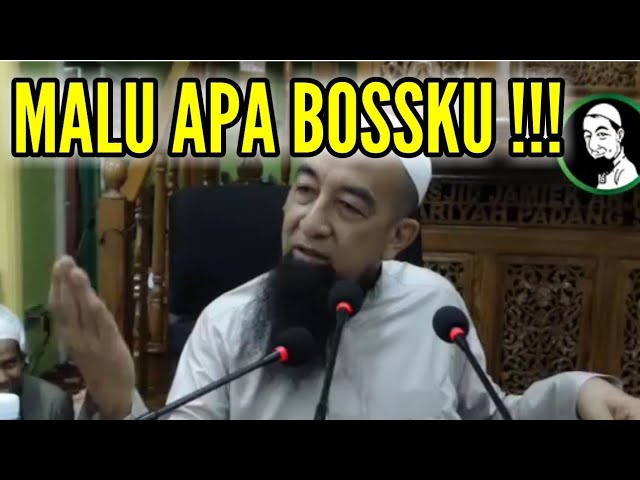Malu Apa Bossku Ustaz Azhar Idrus Official Youtube Malu Apa Bossku Ustaz Azhar Idrus Official Youtube