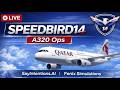 DOH➝BGW | QR A320  | SayIntentions ATC | TWITCH LIVESTREAM