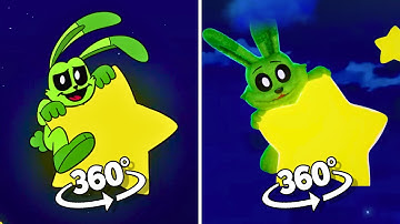 360º VR Smiling Critters cardboard voicelines | Hoppy Hopscotch Original vs Plushie