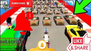 FRANKLIN TRIED IMPOSSIBLE CAR SPEED BUMPS MEGARAMP PARKOUR CHALLENGE IN GTA 5 | SHINCHAN and CHOP