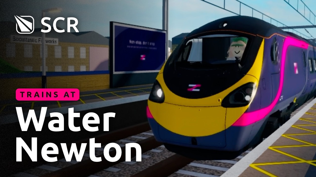 Поезда на скорости: Водный Ньютон! - Roblox SCR V2.1