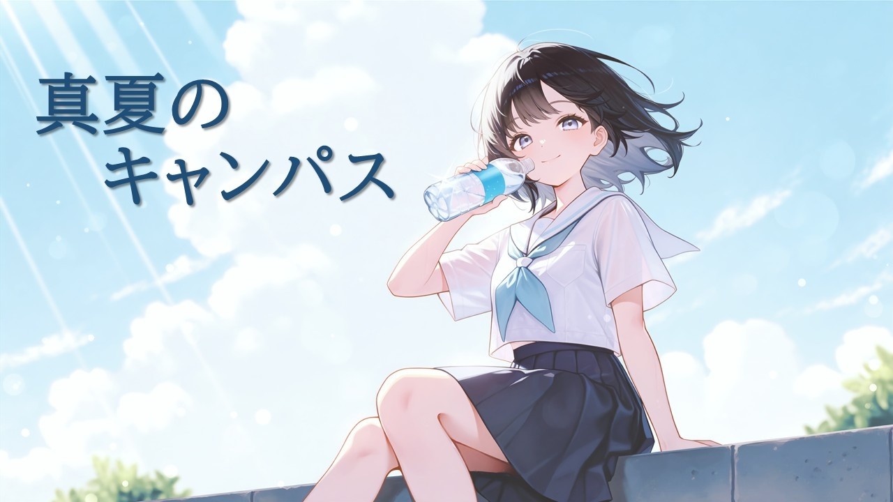 1週間 1曲 新曲制作 97曲目 】真夏のキャンパス（ボカロ・オリジナル