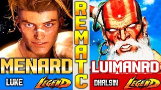 SF6 MenaRD (Luke Vs LuiManRD) Dhalsim ▰ High Level