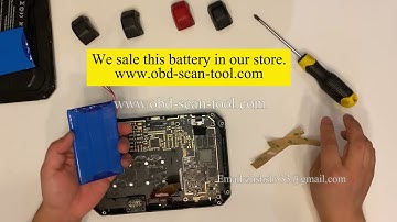Battery Replacement for XTOOL X100 PAD Plus Auto Key Programmer
