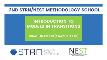 Introduction to models in transition research – Jonathan Köhler (Fraunhofer ISI)