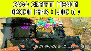 Graffiti Ancient Map Timelapse (WEEK 8 CSGO OPERATION BROKEN FANG)