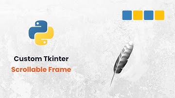 How to Create a Scrollable Frame in CustomTkinter | Python GUI Tutorial for Beginners