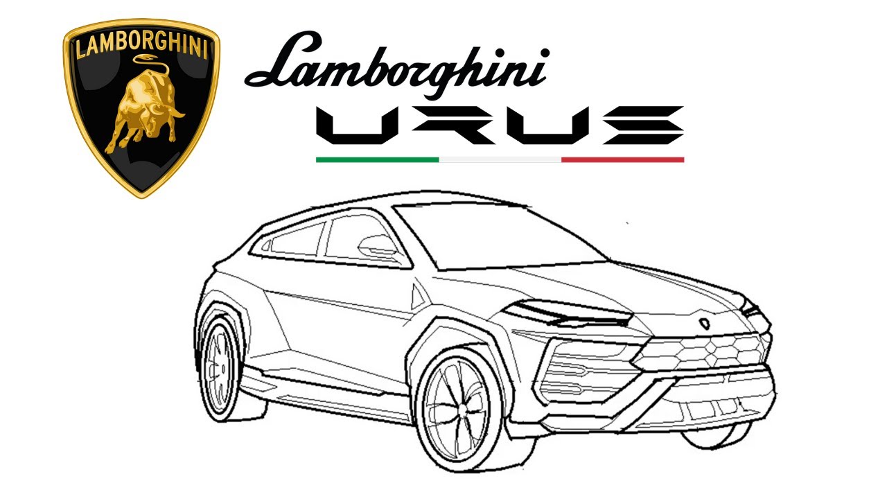 How to draw Lamborghini Urus || Step by Step || Part 1 #Easy_Realistic