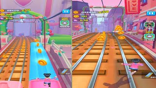 Subway Princess Runner Game Princess running Between Trains Android iOS gameplay HD #game screenshot 5