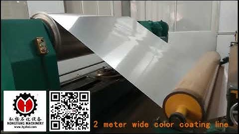 Color coating machine for aluminum composite panel (ACP)