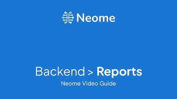 Backend: Reports