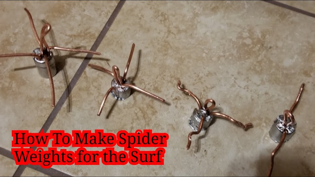 How to Make Spider Weights for the Surf 