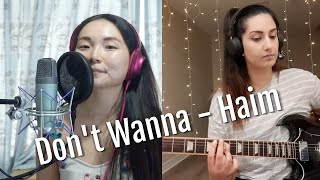 Don't Wanna - Haim cover by Chulita + Gabrielle