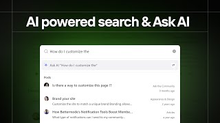 Introducing AI-Powered Search & Ask AI