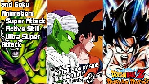 Global Ver. New LR Piccolo & Goku Super Attack, Active Skill | Dragon Ball Z Dokkan Battle