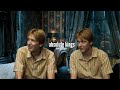 the weasley twins being kings for 5 minutes straight