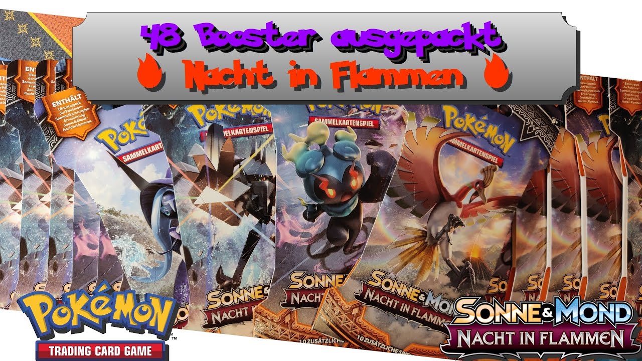 Pokemon Karten Sonne Und Mond Nacht In Flammen www.youtube.com