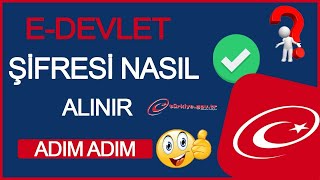 E-DEVLET ŞİFRESİ NASIL ALINIR ! E DEVLET ŞİFRESİ NASIL ALINIR 2022 !