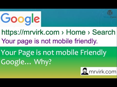 How to Fix "Your page is not mobile friendly" on Google Search ? Step by Step