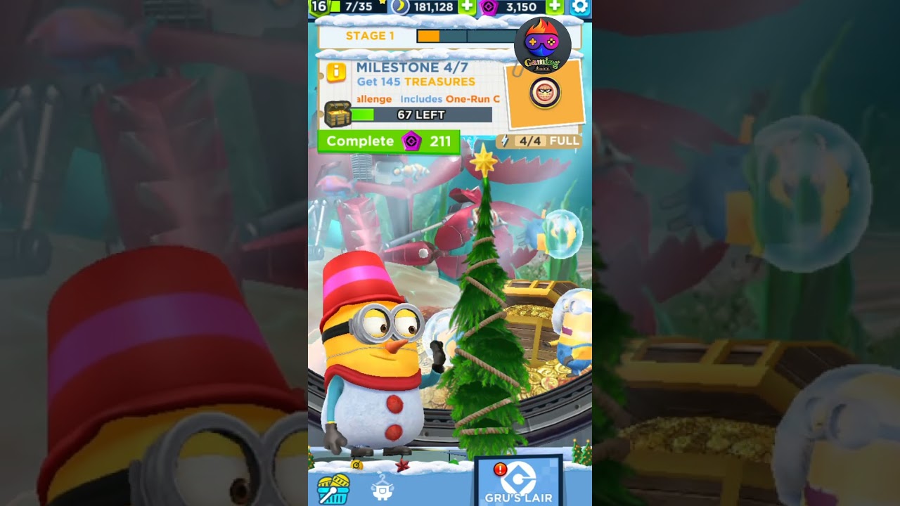 Despicable Me: Minion Rush How to Unlock Snowman Minion | Minion 