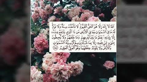 آية الكرسي تلاوة خاشعة تريح القلب و تنسيك هموم الدنيا