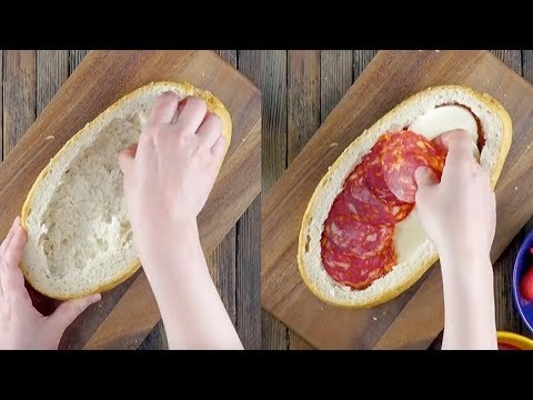 Video: Pastel De Pimiento Y Queso Con Salami