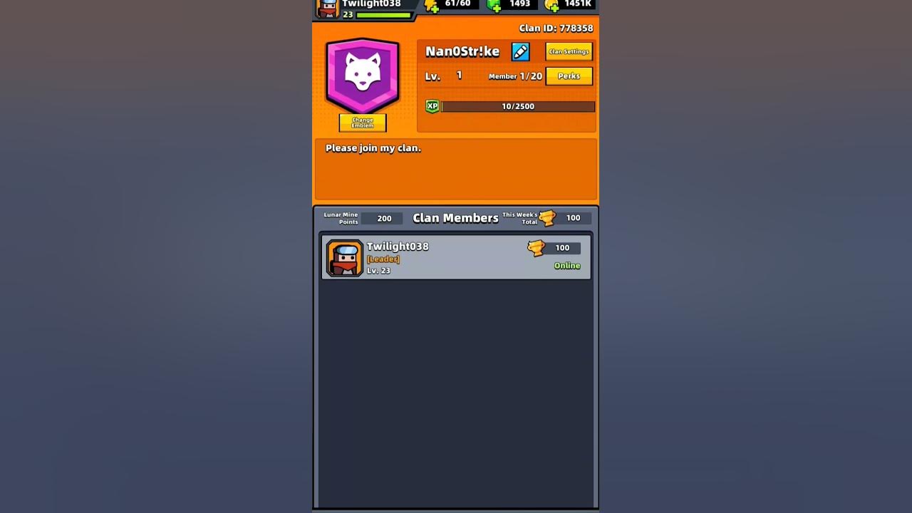 Day 2 of posting this song, please join my clan. Clan ID 778358.