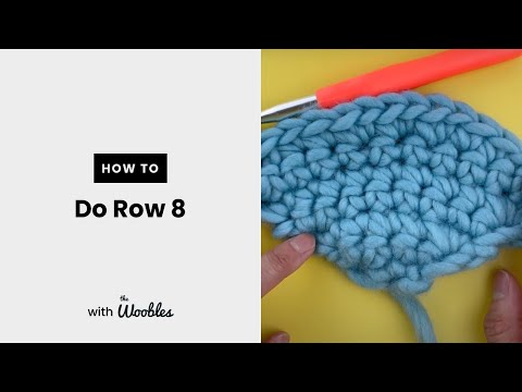 Row 8 & the slip stitch - Row 8 & the slip stitch