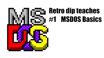 MSDOS / DOSBOX Basic tutorial for beginners.