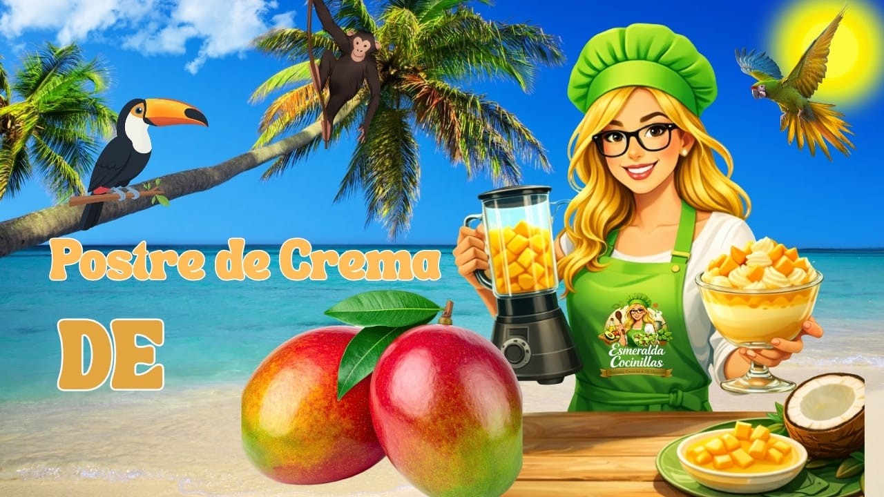 Postre de Crema de Mango