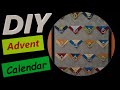 DIY Christmas Advent calendar using upcycled sample fabric swatches