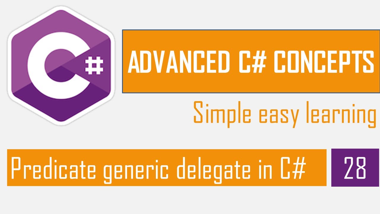 Predicate delegate in C# | Generic Delegate In C# | | C# Bangla Tutorial | Advanced C#