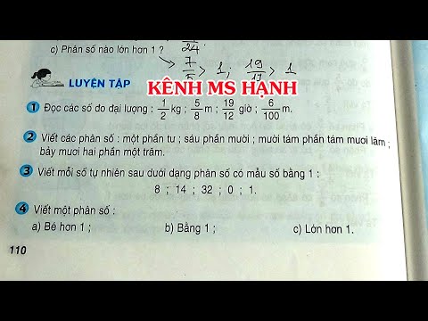 Video TOÁN LỚP 4 - TRANG 110 111 - SÁCH GIÁO KHOA - LUYỆN... - YouTube