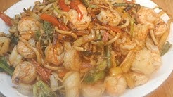 Shrimp and Scallop Stir Fry on the Weber BBQ Wok! 