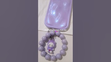 Perfect Purple phone Case for iphone with hand Bracelet 💜#amazonfinds #amazon #phonecase #viral