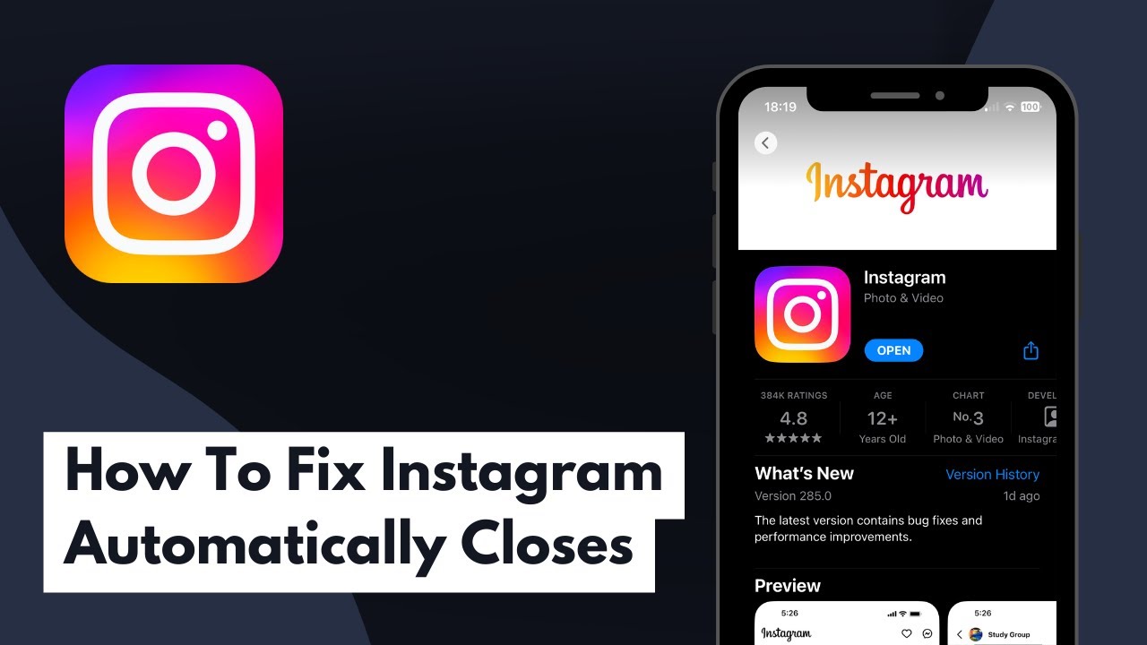 How To Fix Instagram Automatically Closes (Full Guide)
