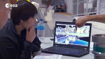 Samantha Cristoforetti, ESA astronaut training in Houston