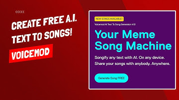 Free A.I. Text To Song Generator - VoiceMod - Quick Tutorial