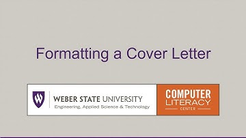 Formatting a Cover Letter in Google Docs