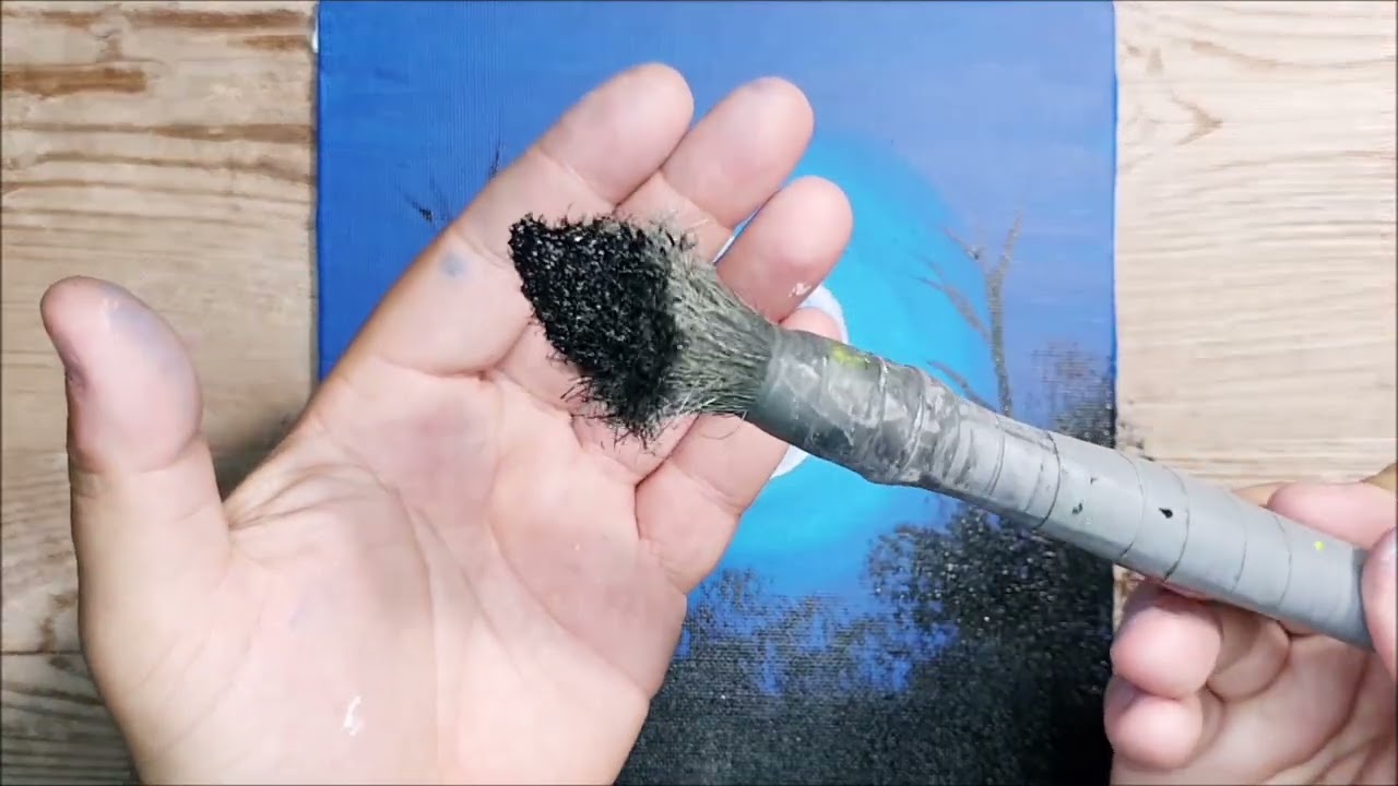 KING ART     MOON   N 1019  PAINTING TUTORIAL