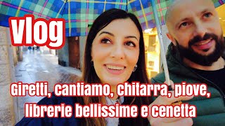 vlog UN SABATO A COMO... PIOVE, CHITARRA,  LIBRERIE BELLE e CENETTA