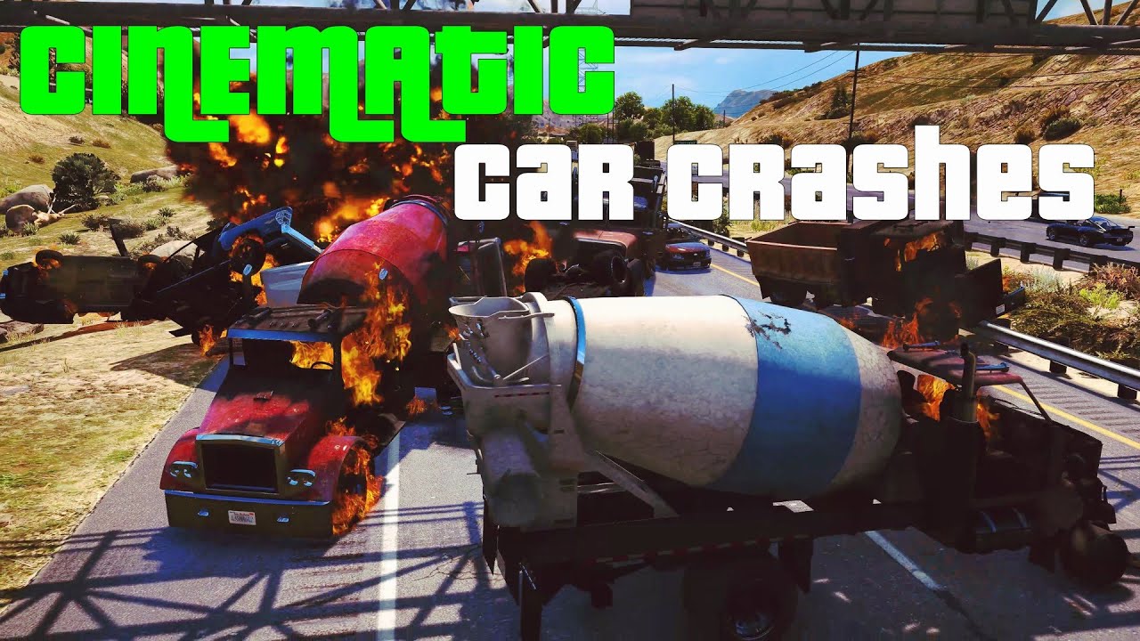 GTA 5 Cinematic Car Crashes p 17 - YouTube