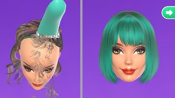 Doll Makeover - New Game ! All Levels Gameplay Android, iOS