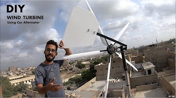 Een windgenerator bouwen met behulp van een auto-dynamo