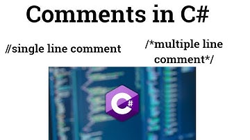 Comments in C# | comments in c# code | single line comment and multiple line comment | C# comment