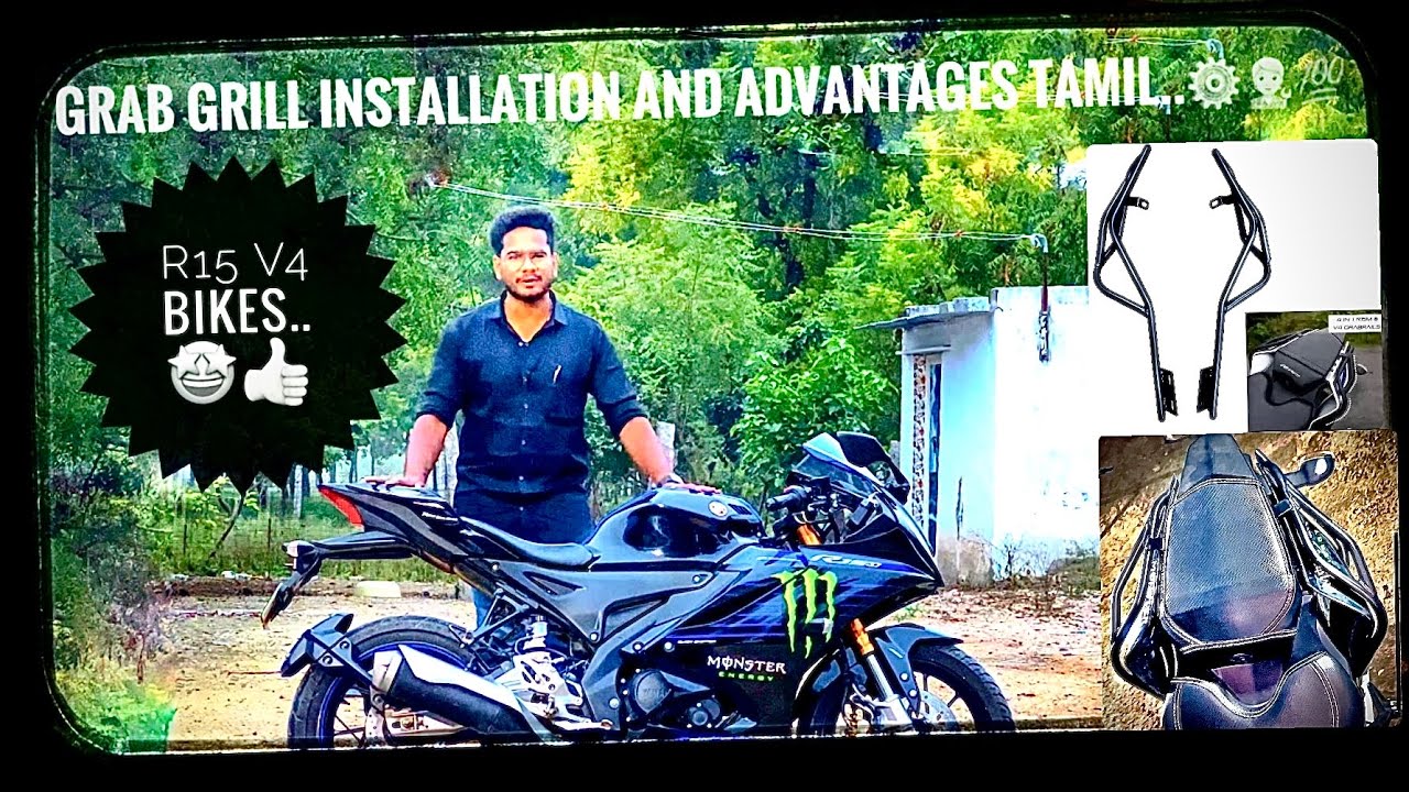 R15v4 grab Rails in tamil R15 v4 live installation grab Rails or Back