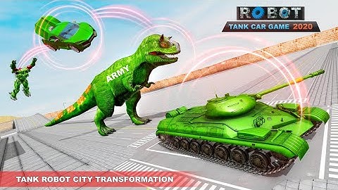 Tank Robot Car Game 2020 – Robot Dinosaur Games 3d video | Robot 2021 gameplay | New robot gameplay